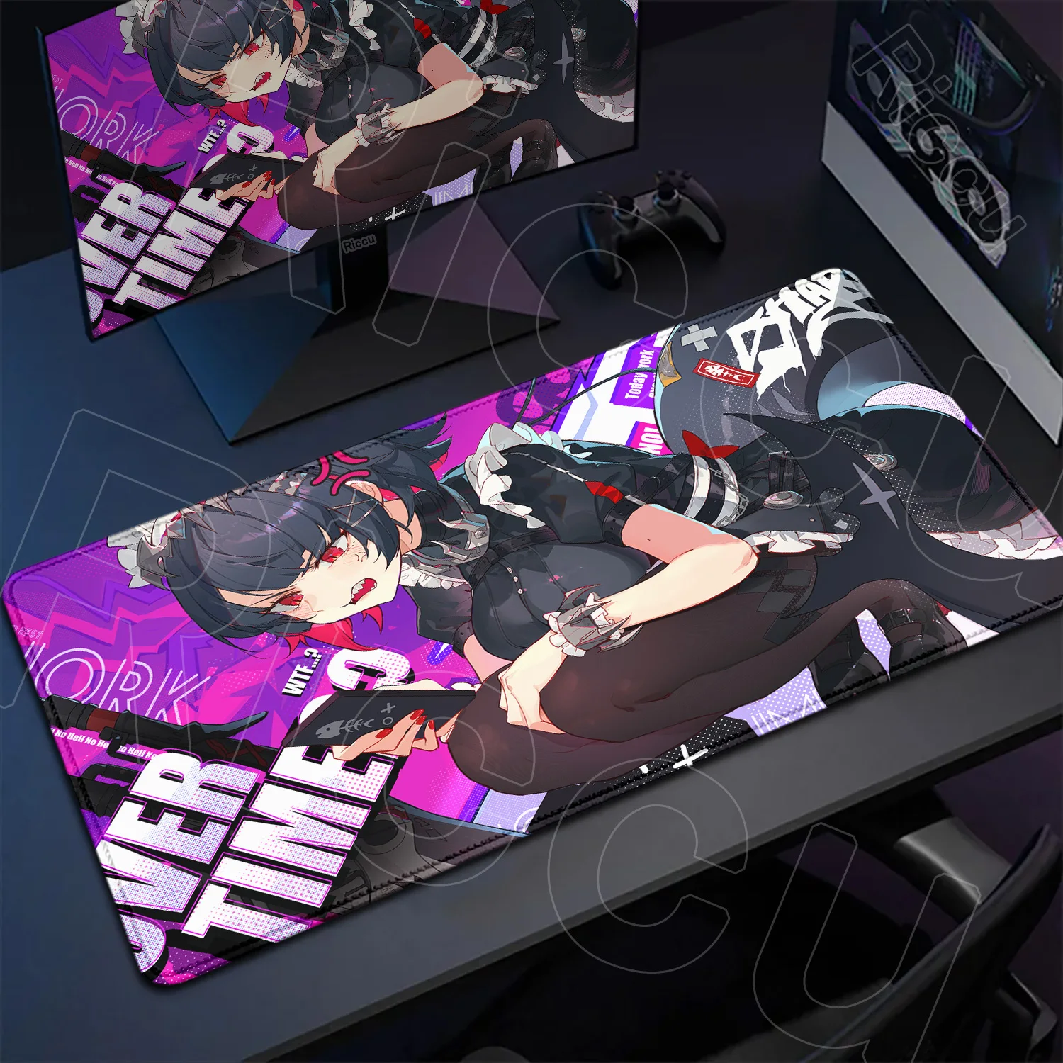XXL HD Printing Zenless Zone Zero Mouse Pad PC accessories ZZZ rubber Kawaii 800x400mm MousePad Laptop Keyboard carpet Desk Mat