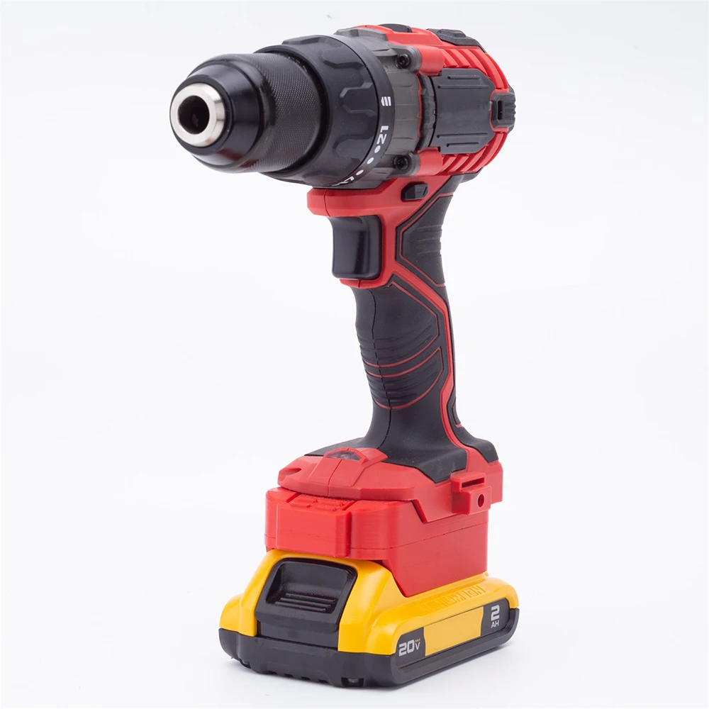 ตัวแปลงตัวแปลงแบตเตอรี่สำหรับลิเธียม18V DeWalt สำหรับอุปกรณ์เสริมเครื่องมือไฟฟ้า20V (ไม่รวมเครื่องมือและแบตเตอรี่)