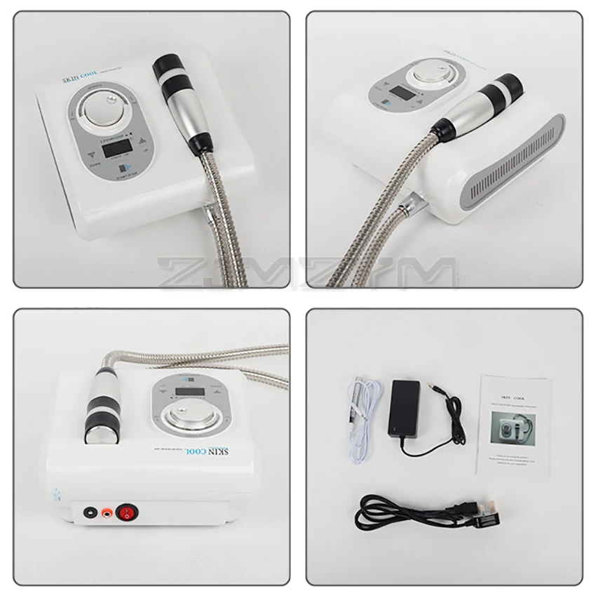 Cool and Hot Electroporation Cryotherapy Anti-aging RF Beauty Machine Skin Rejuvenation Skin Cooling Tight Face Lift Machine