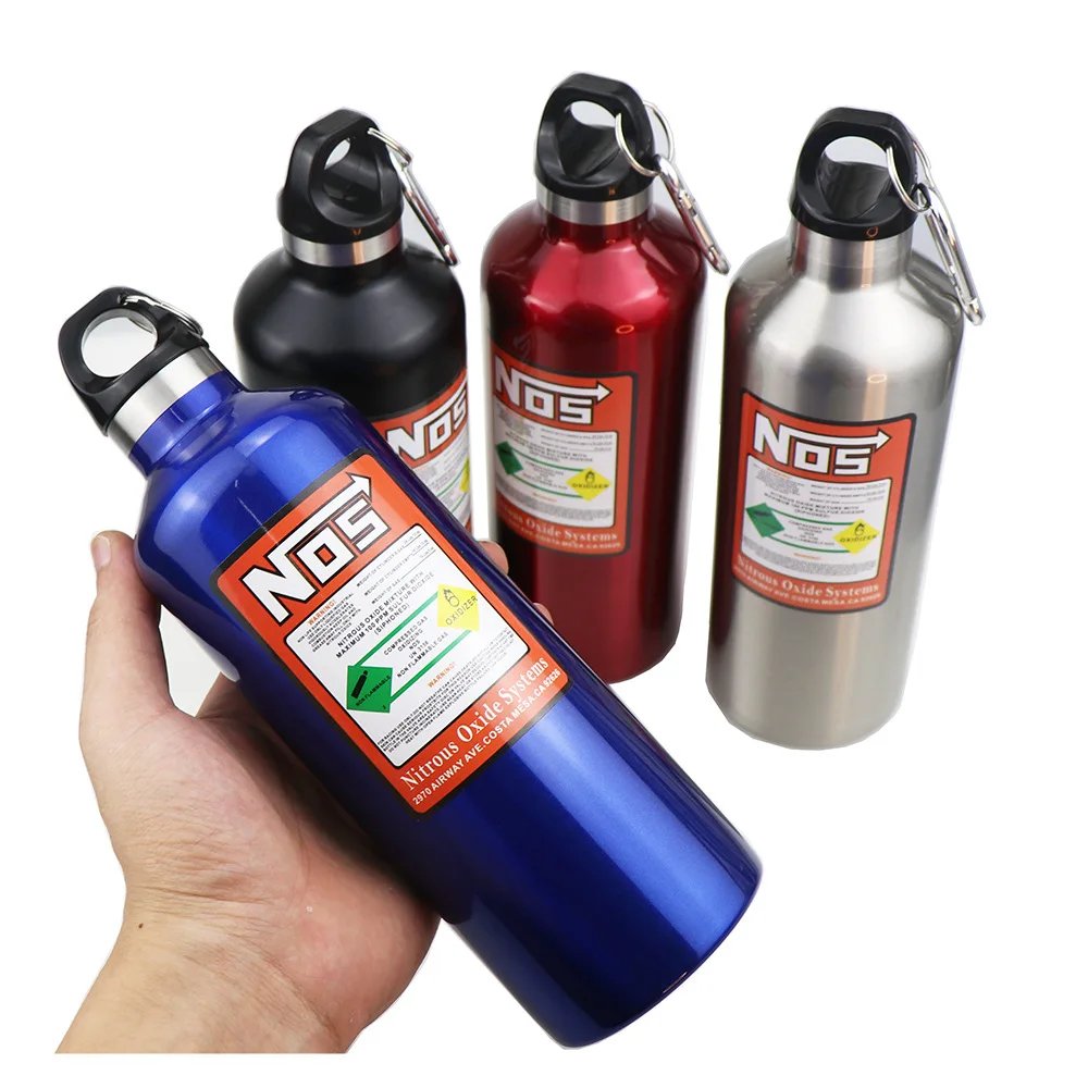 Car Insulation Cup Nos Nitrogen Cylinder Vacuum Stainless Steel Kettle 500 Ml High-capacity Travel Sports Bottle Water Cup