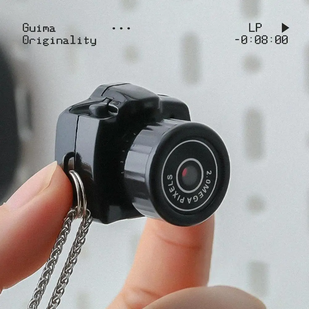 ABS Mini Camera HD Video Audio Recorder Student Cute Camera Keychain Anytime Record Campus Life Friend Ideal Birthday Gift