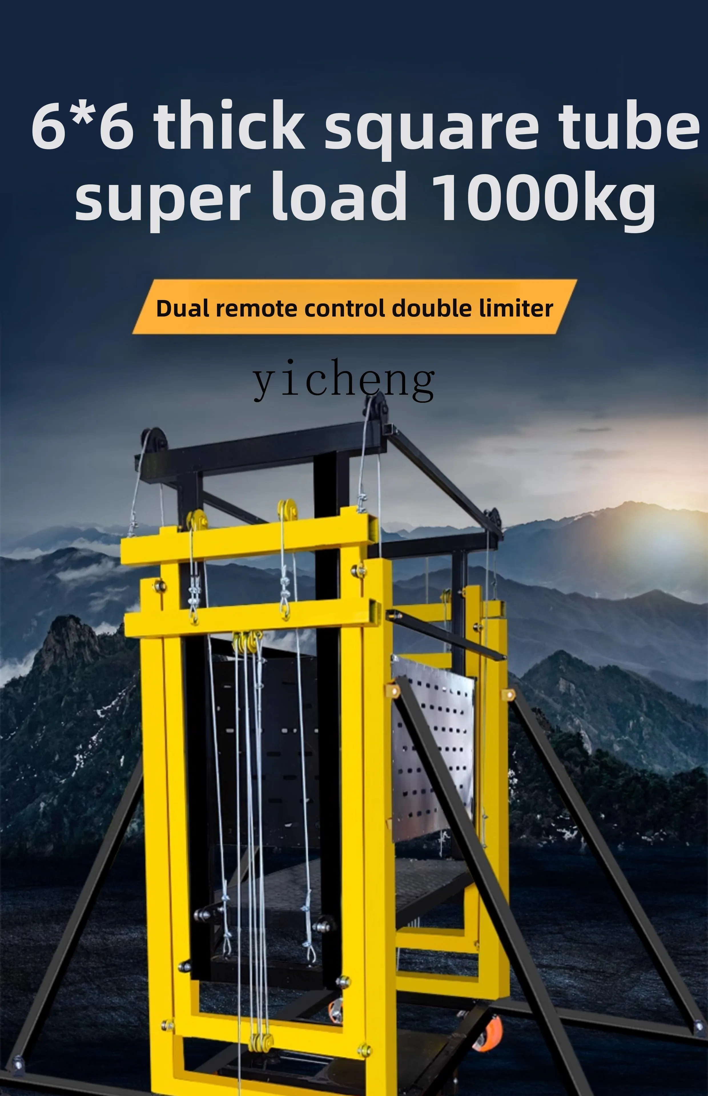 JXL6.8  scaffolding mobile lifting platform wireless remote control automatic lift indoor and outdoor folding