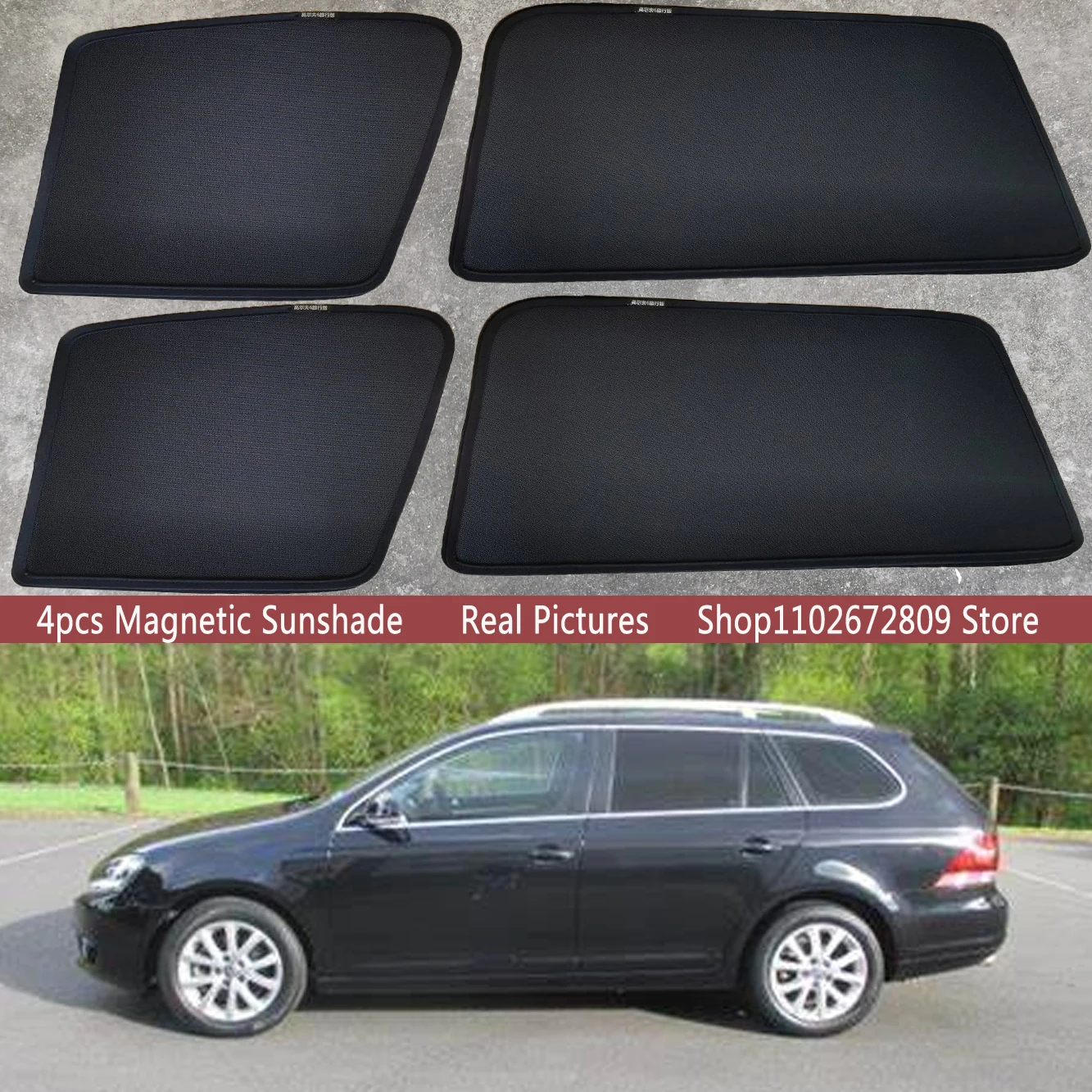 

Magnetic Car Sunshade Shield Windshield Frame Curtain Sun Shade For Volkswagen VW Golf 6 MK6 2009 - 2012 2010 2011 Accessories