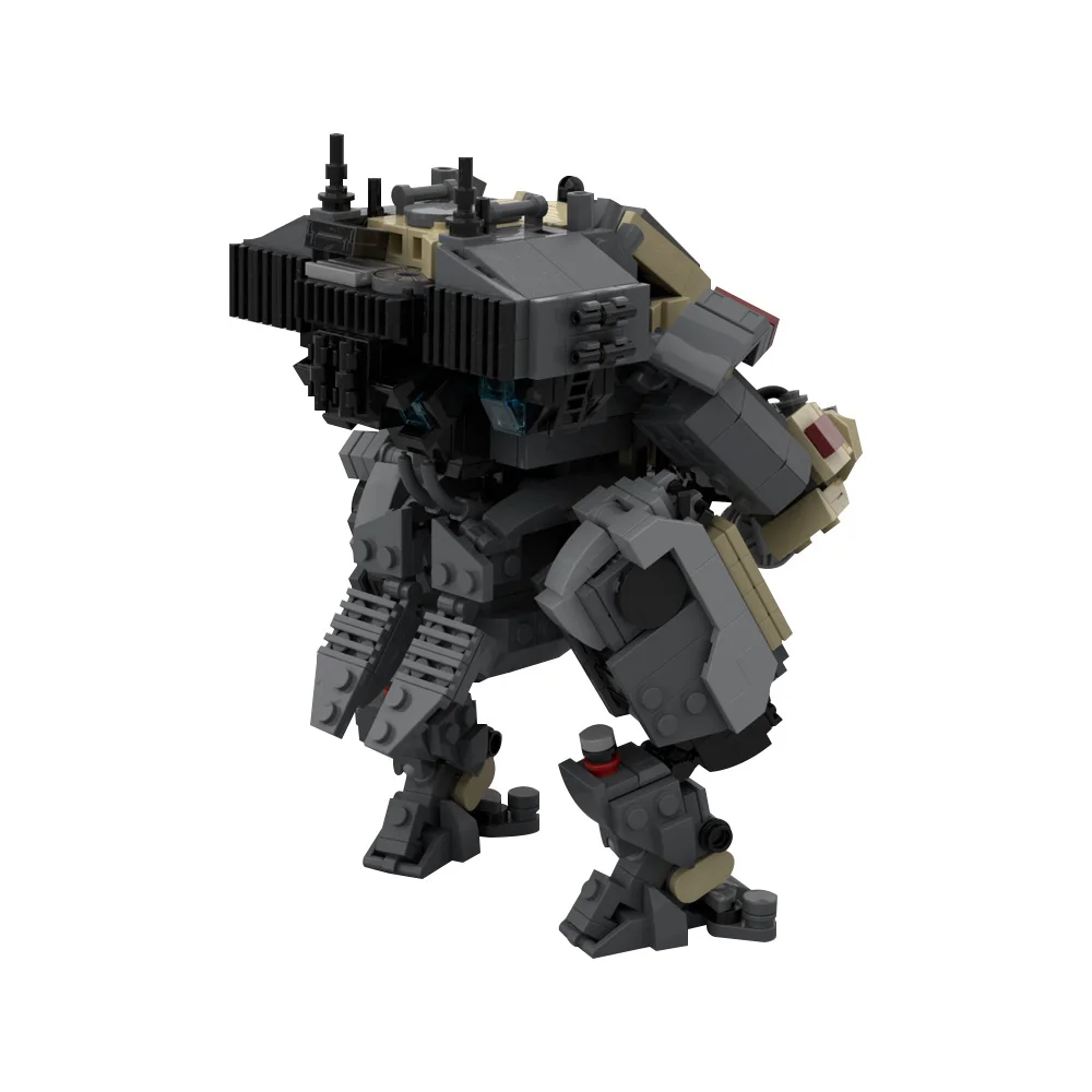 MOC Titanfall 2 Game Legion Movable Mecha Model Building Blocks Machine Gun Gravity Combat Mecha Bricks Toy Gift