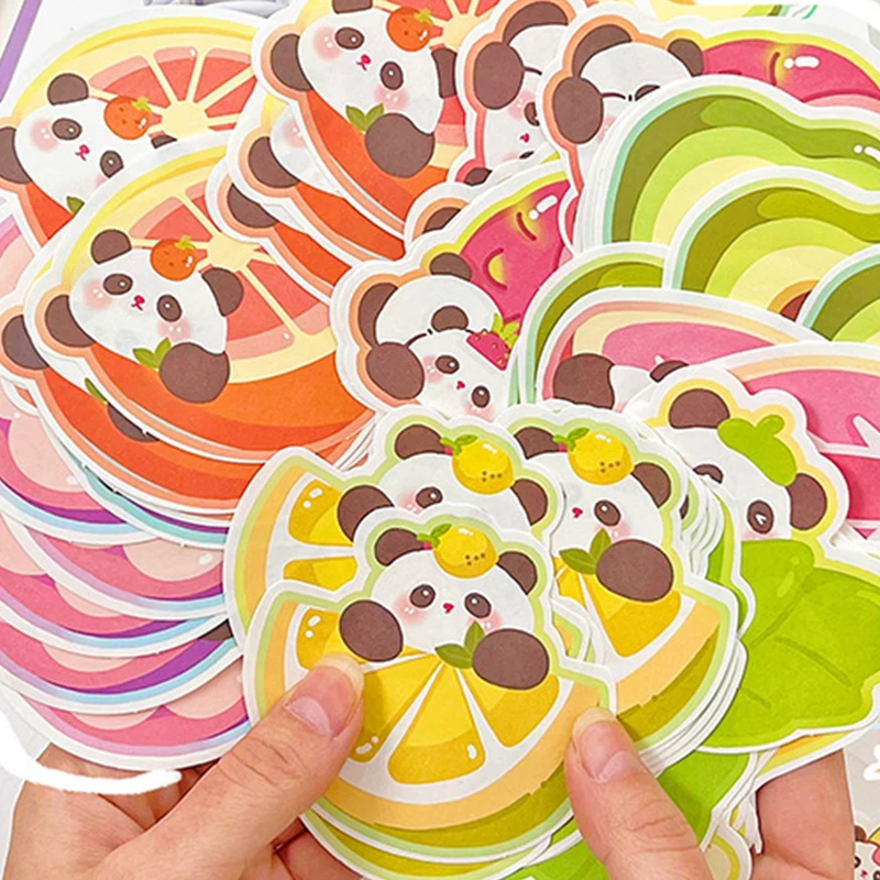 1Pack Cute Special-shaped Panda Cartoon Notepad Sticky Notes To Do List Memo Pad School Office Supplies Stationery Message Paper