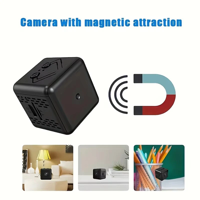 AS94-X6D كاميرا مربعة صغيرة عالية الدقة 2.4 جيجا هرتز واي فاي نظام أمن الوطن معدات ذكي الأشعة تحت الحمراء للرؤية الليلية كاميرا مراقبة