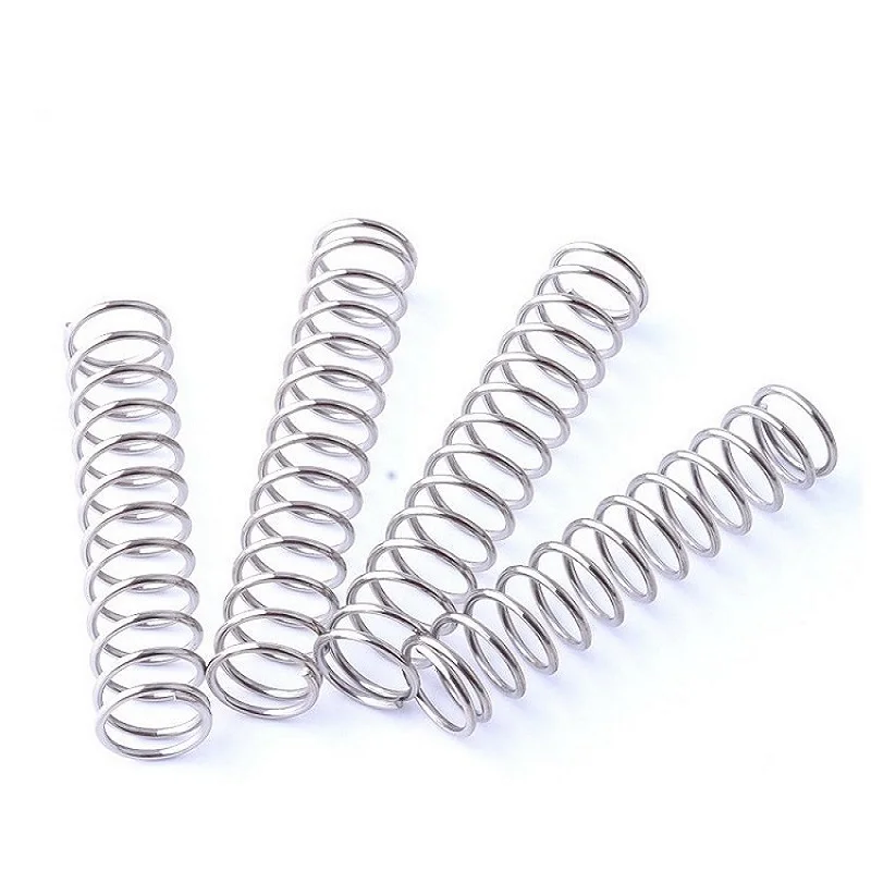 304 stainless steel spiral spring,Length 60~100mm,Wire Diameter 1.2mm and 1.4mm,Outer Diameter 8~14mm,5pcs-30pcs