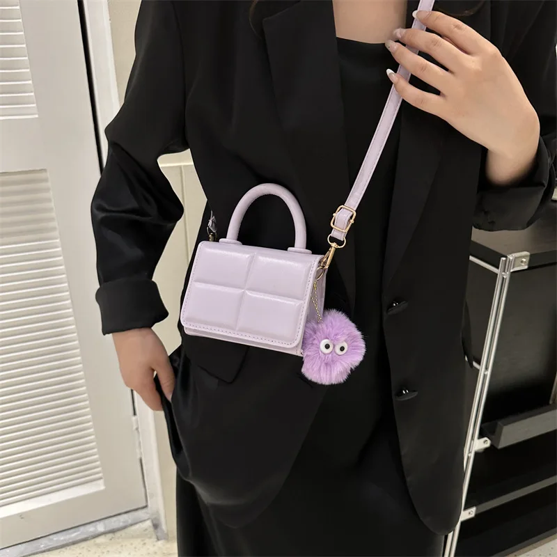 High-end Texture Niche Bag 2024 New Fashion Women\'s Bag Summer Popular Versatile Crossbody Bag Mini Portable Small Square Bag