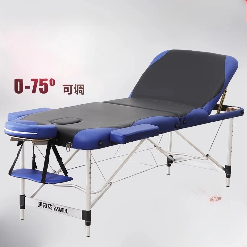 

Adjustable Massage Bed Foldable 28 Inch Wide Massage Table Portable Lash Bed Eyelash Making Stretche Cama Salon Furniture