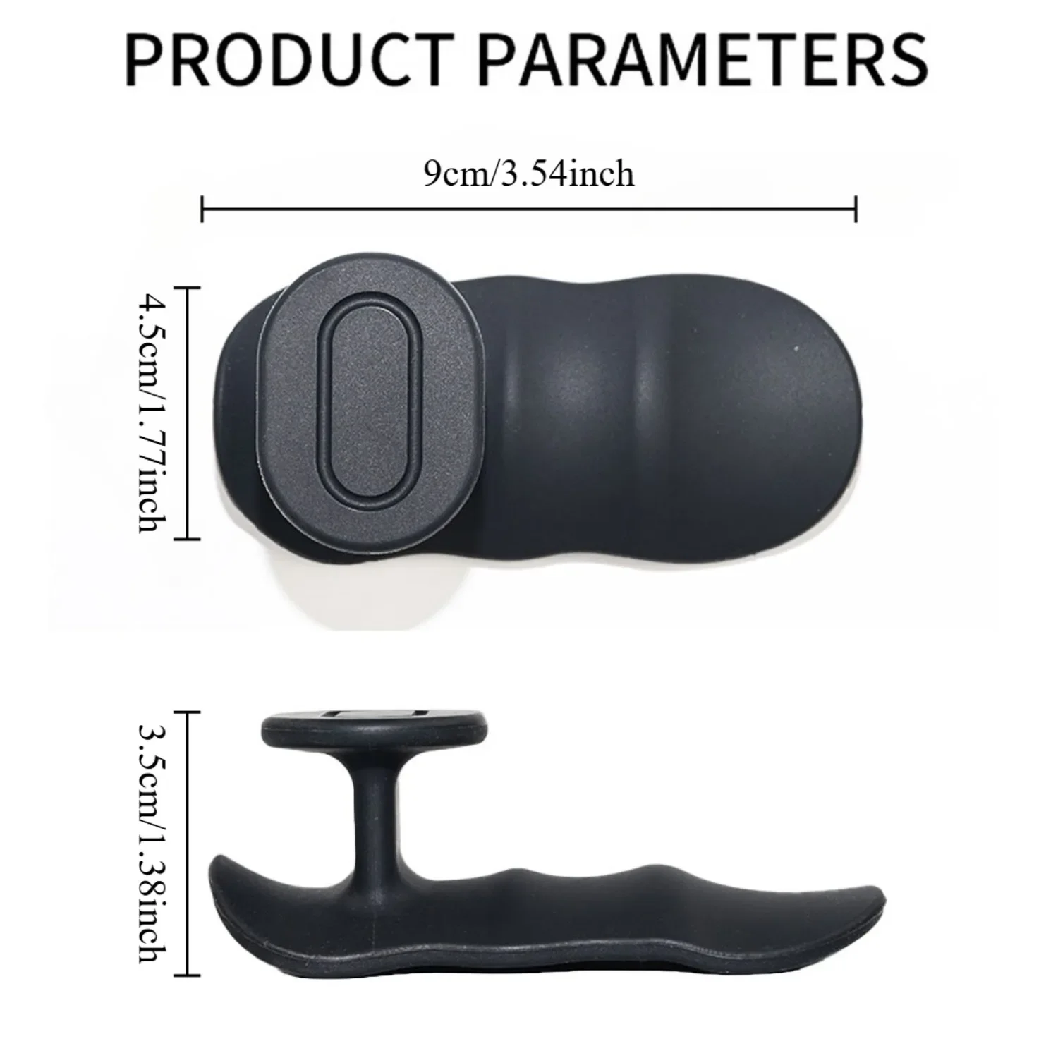 1pair Anti-Slip Grips for Weight Lifting Pull-Ups Gym Training Unisex Ergonomic Rubber Hand Protector Strengthener Handle Gloves