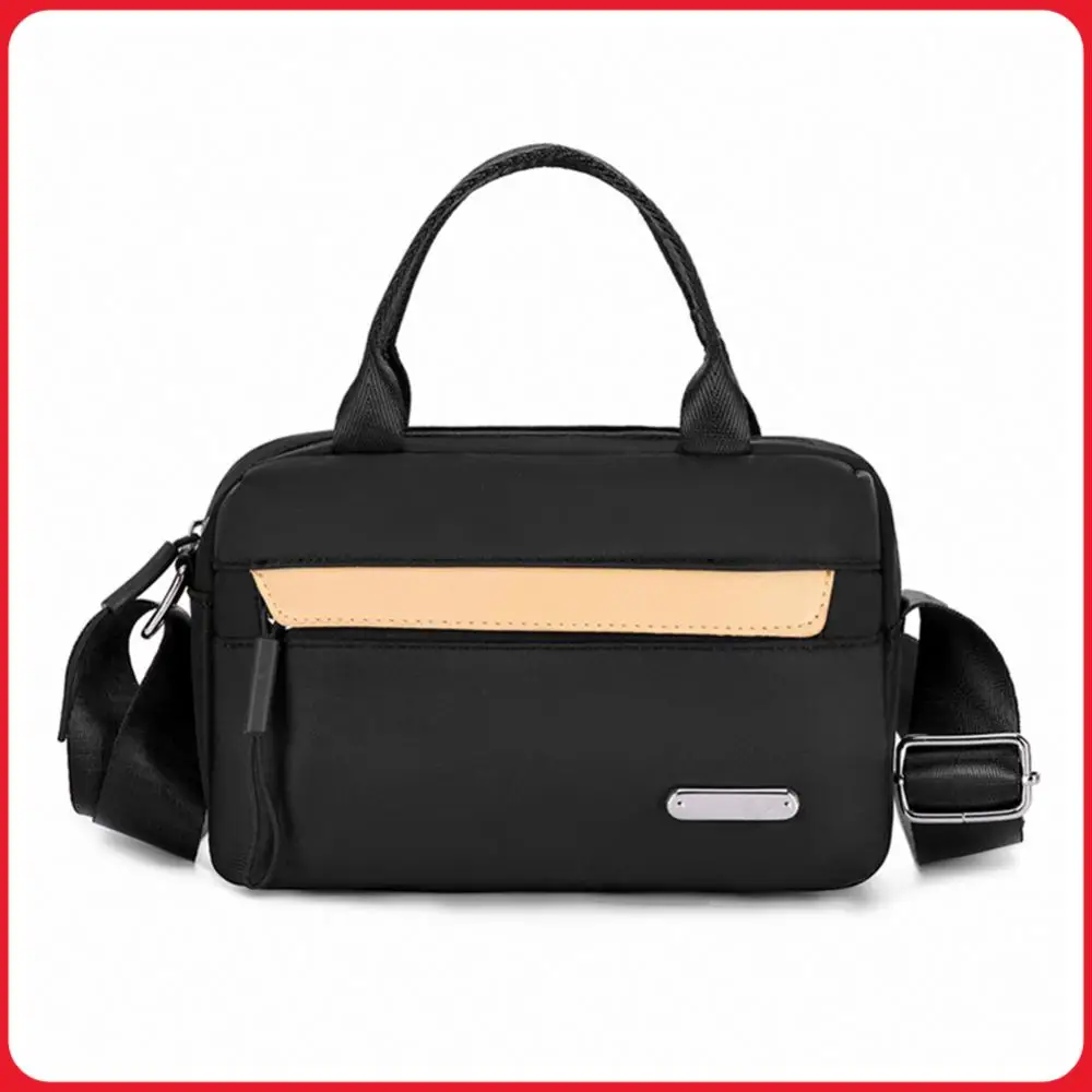 

Women Nylon Shoulder Bag with Inner Pocket Handbag with Zipper Top Handle Bag Satchel Purse for Work Travel