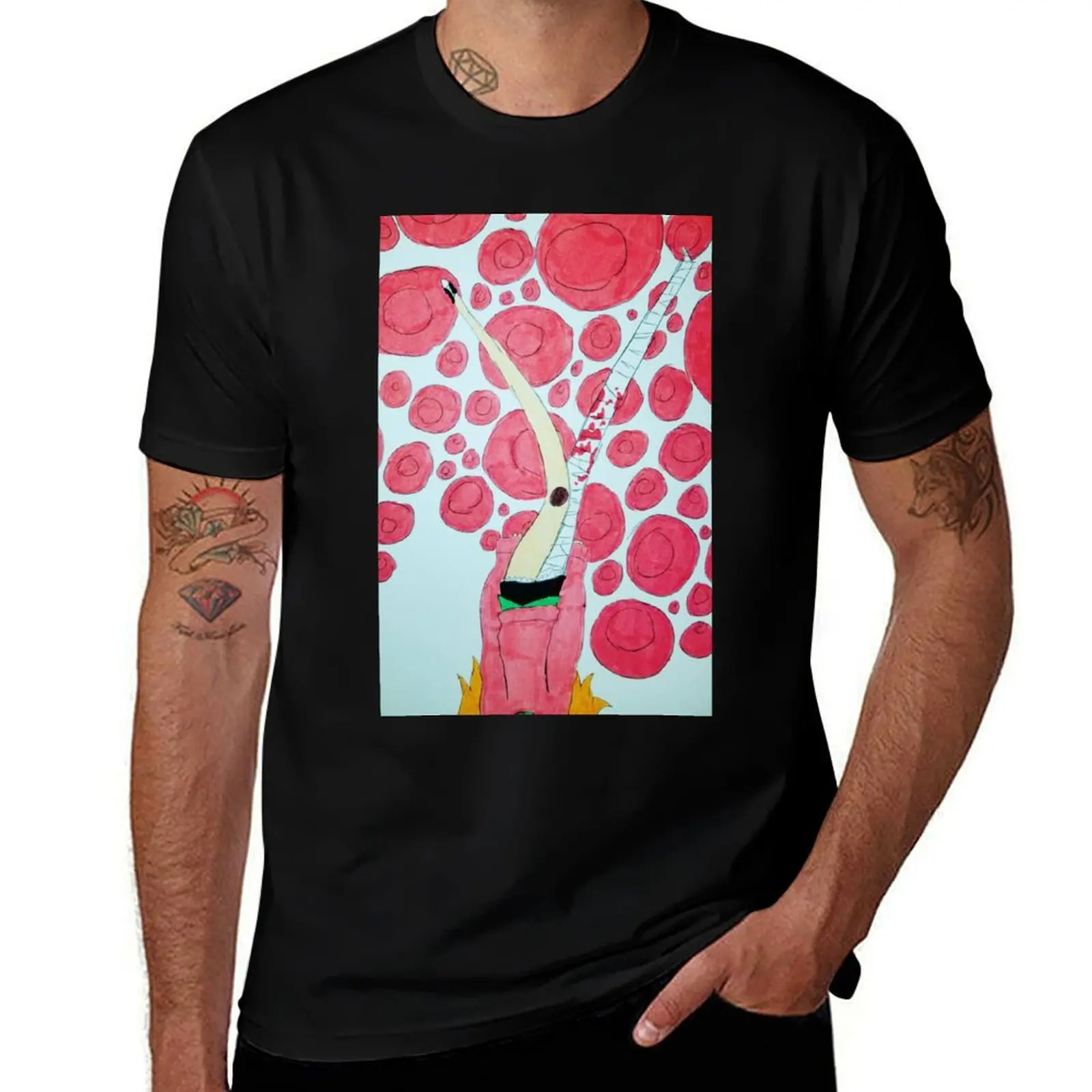 

Blood Clot Girl T-Shirt Personalized t-shirt oversizeds summer top graphic tee shirt mens t shirt graphic