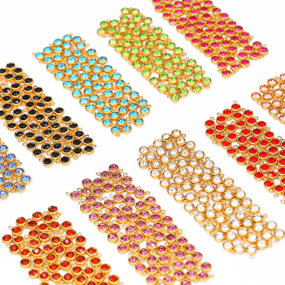 6mm Vergoldete Edelstahl-Bohrerhülsen in Verschiedenen Farben Handgefertigte DIY-Schmuckherstellung Perlen-Zubehör