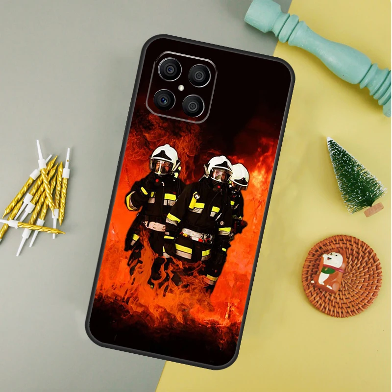 حافظة رجال الإطفاء Heroes لهاتف Honor 200 Pro 50 70 90 X8a X9a X9 X8b X9c X9b Honor Magic 7 Lite 5 6 Pro