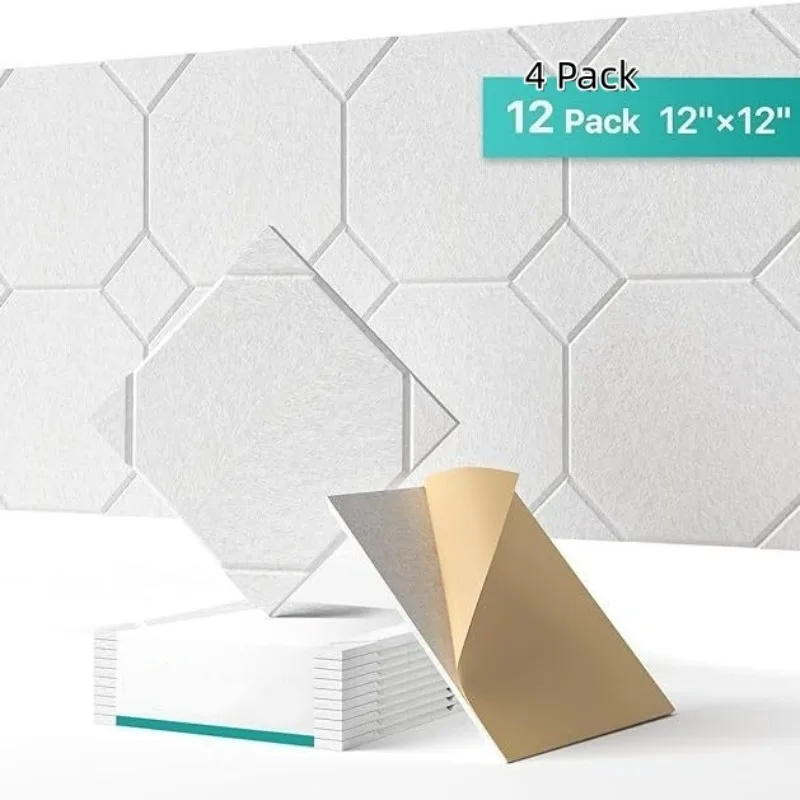 Acoustic Panel Creative Acoustic Soundproof Reduce Noise Wallboard Self-adhesive Felt Board Wall