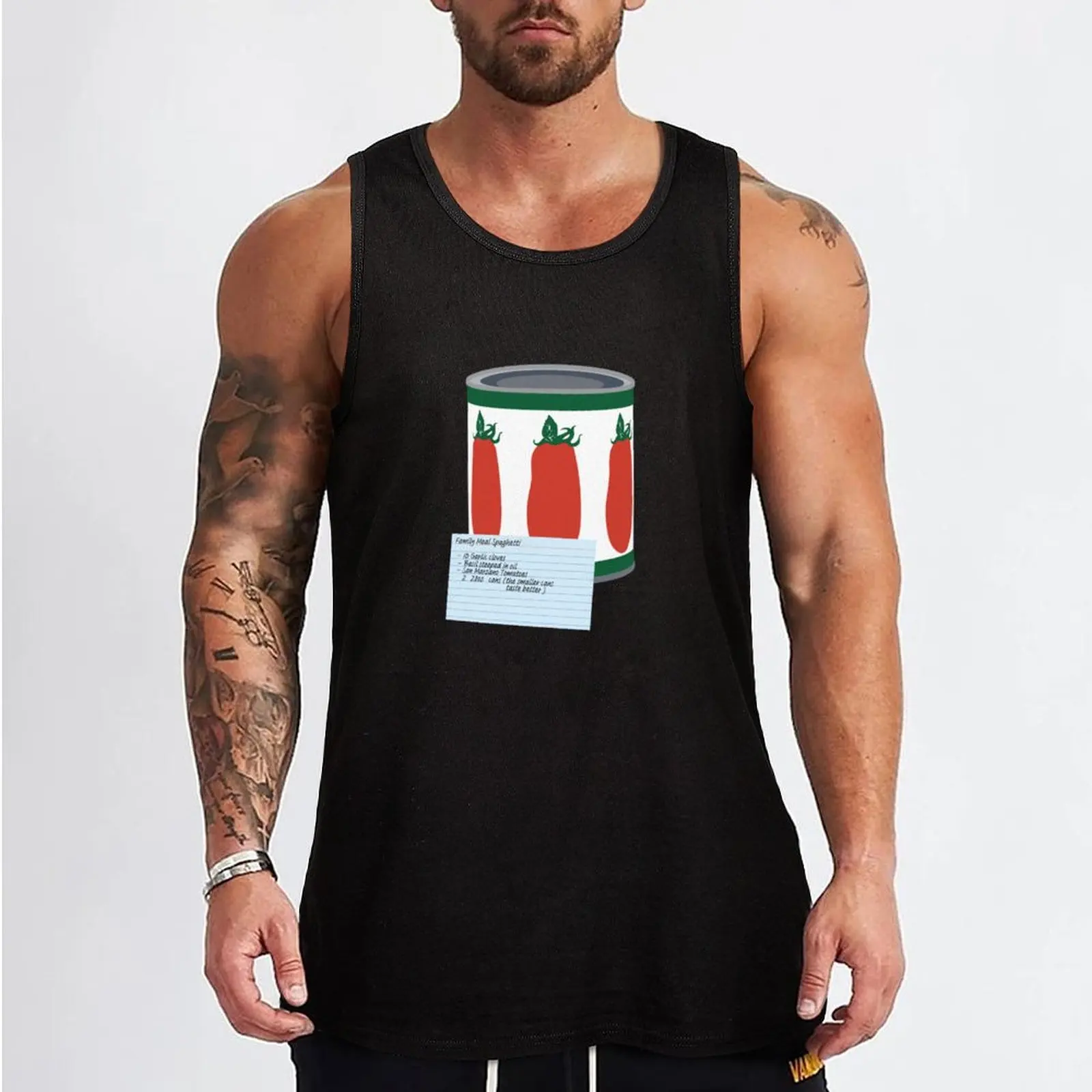 Family Meal Tank Top bodybuilding men clothes sleeveless gym shirts male Gym T-shirts for men Sleeveless men