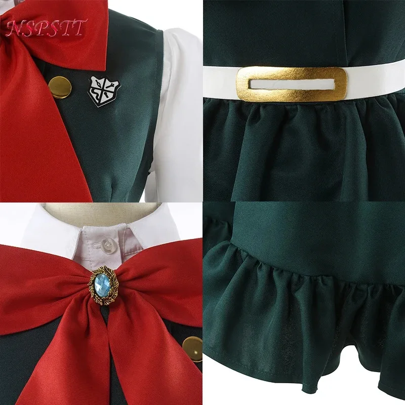 NSPSTT-Anime Danganronpa مجموعة الزي المدرسي التأثيري للنساء في الهالوين