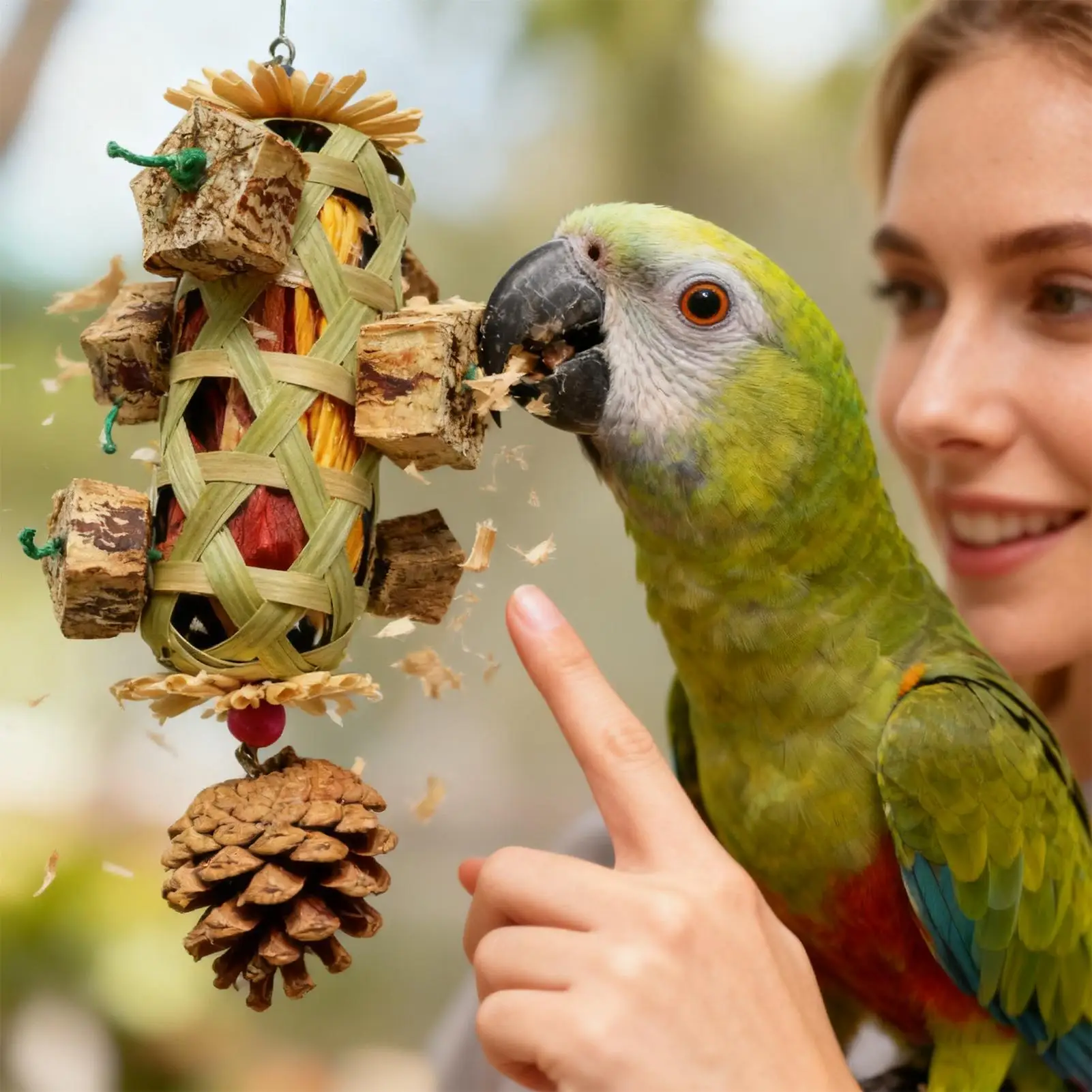 #21 Trending Hanging Bird Chew Toys Right Now