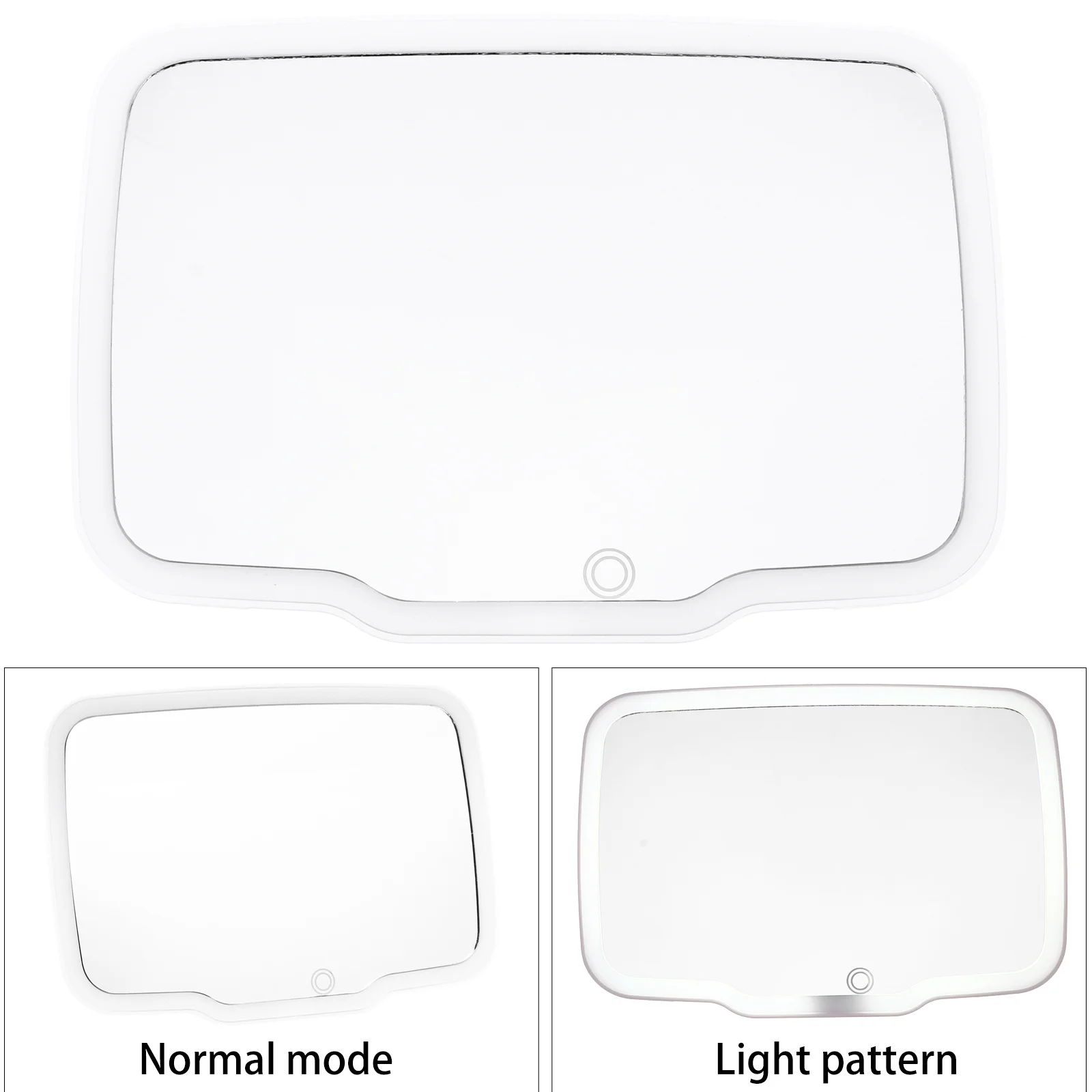 

Professional LED Car Makeup Mirror Charging Type Portable Mirror for Eyelashes Eyebrows Cheeks Accurate Color Reproduction