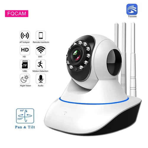Yoosee WIFI 1080P Pan Tilt cámara inalámbrica interior Audio bidireccional infrarrojos seguridad del hogar cámaras inalámbricas 15M IR con puerto Lan