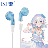 NICEHCK YDX HiFi Wired Earbud 14.8mm Dynamic Driver In-ear Earphone 2Pin Detachable Cable Microphone Mic Music Game IEM MX500
