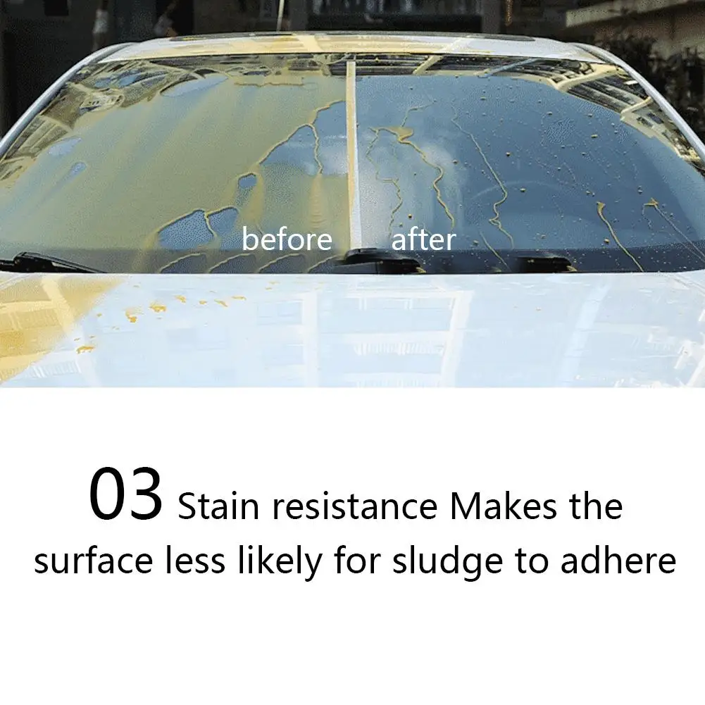 Carro de alta qualidade General Rain Cleaner, Placa Limpa Vidro, Agente Anti-Nevoeiro, Revestimento do pára-brisa, Super Hidrofóbico, Repelente de Chuva, Novo, 100ml