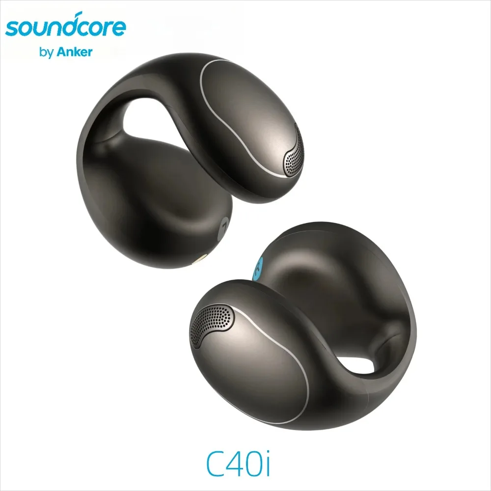 

Anker Soundcore C40i Open-Ear Clip-On Wireless Earbuds Lightweight Sport Earphones Flexible Joint Button Control Comfort Headset