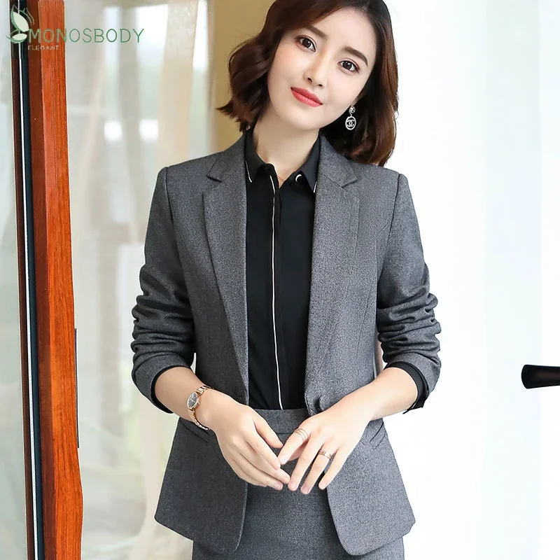 Office Wear Women 2 Piece Set Business Work Uniforms Elegant Pant Suits Female 2024 Lady Fashion Trousers Blazer Sets Outfits