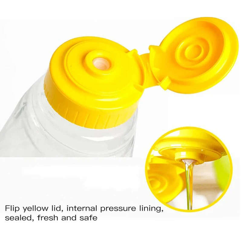 10 Pcs 240ml Plastic Squeeze Condiment Bottles Bear Shape Honey Sauce Mustard Jam Dispenser Honey Bottle Extrusion Bottle