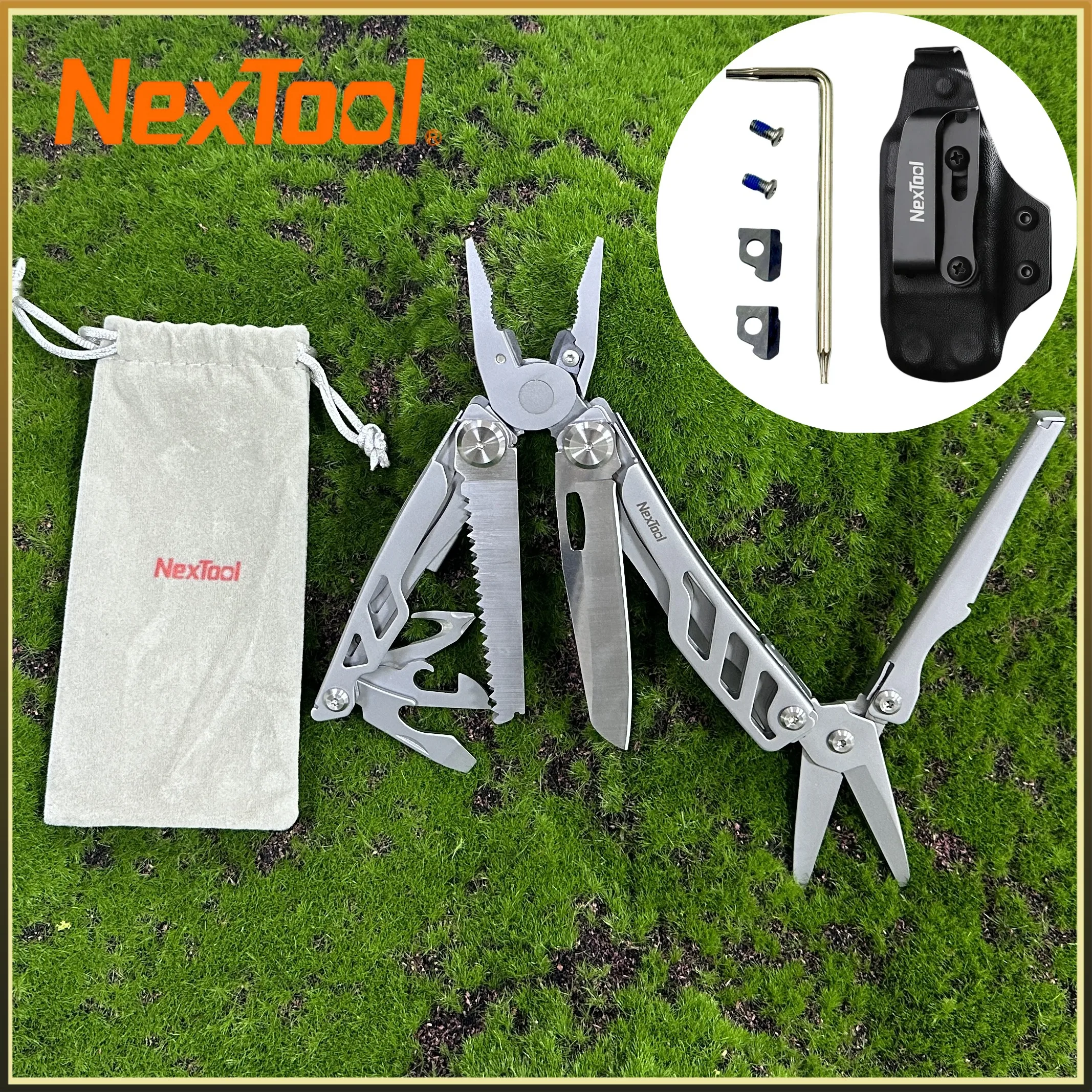 

NexTool 16-IN-1 Flagship Pro EDC Tools Multi Plier Folding Pocketknifes Outdoor Multitool Pocket Portable Hand Multi-tool Sets