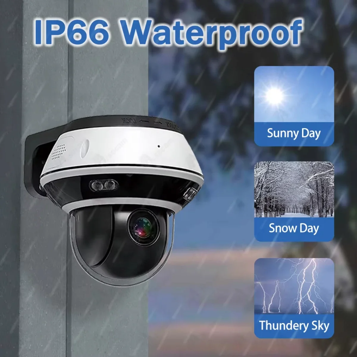 XMEYE 10X Zoom 8MP POE 4K IP Camera Smart Security Camera Outdoor Vandalproof Two Way Audio For CCTV Video Surveillance NVR Kit