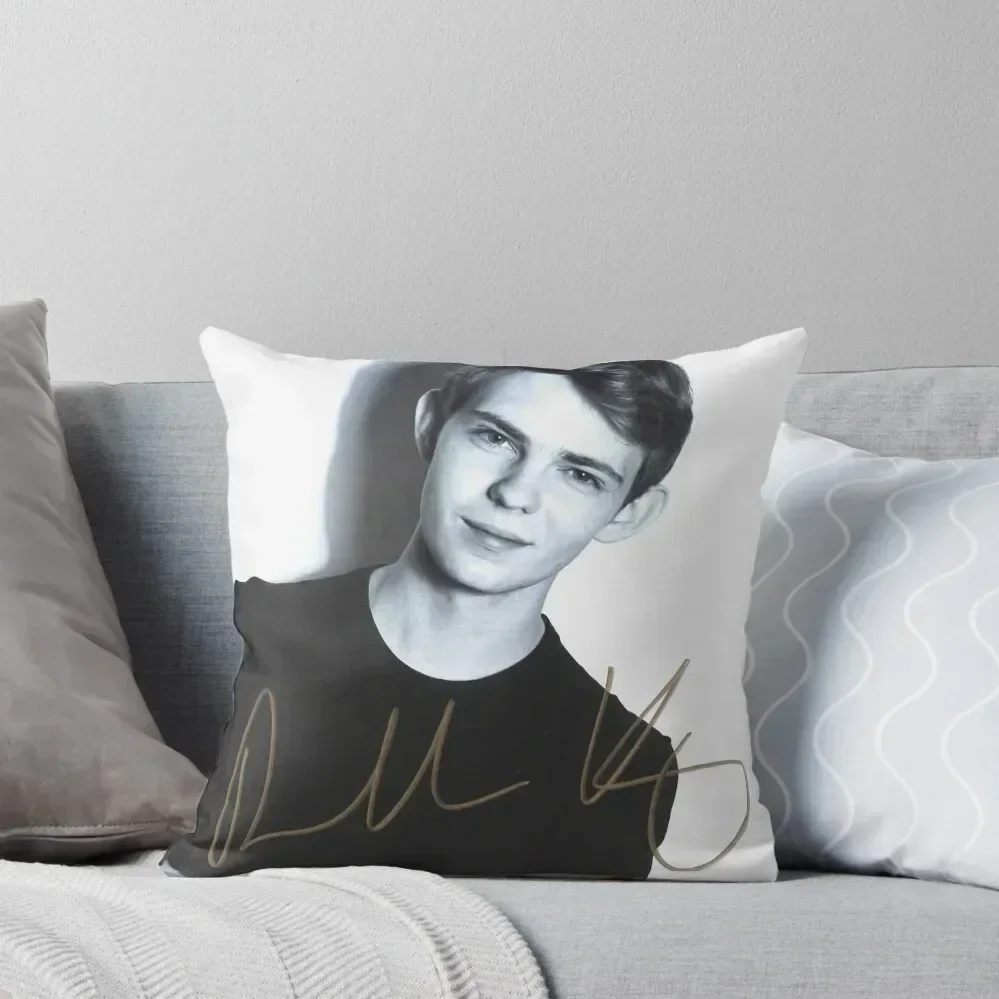 Robbie Kay autograph Throw Pillow Sofas Covers Pillowcase Cushion pillow