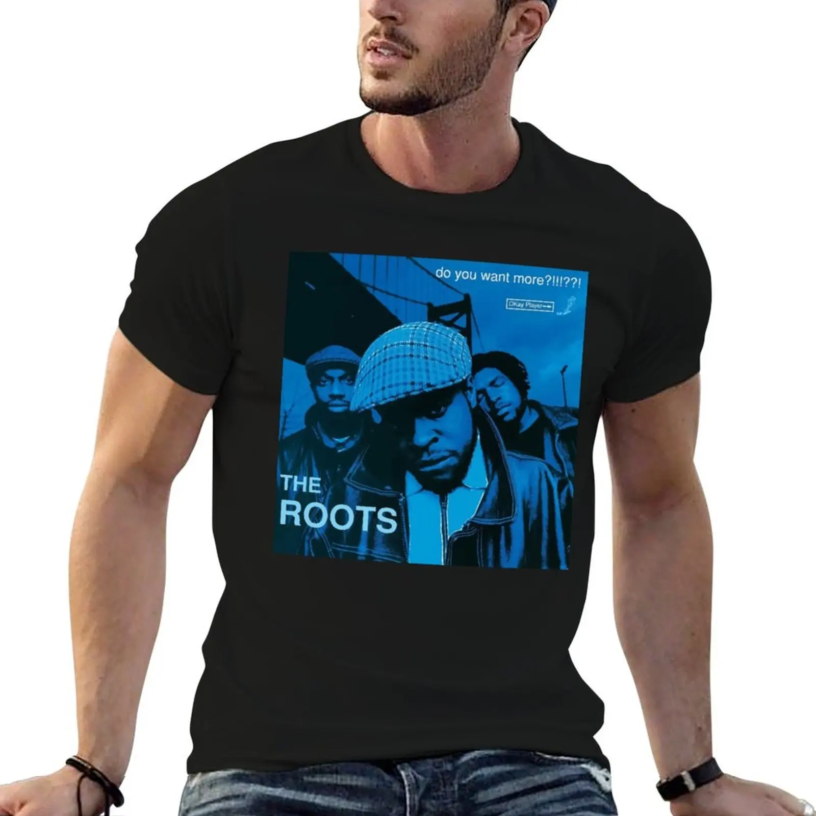 The Roots - Do You Want More!!!! - Album CoveR T-Shirt t shirts for man cotton man t shirt cotton g man t shirts for men T-shirt