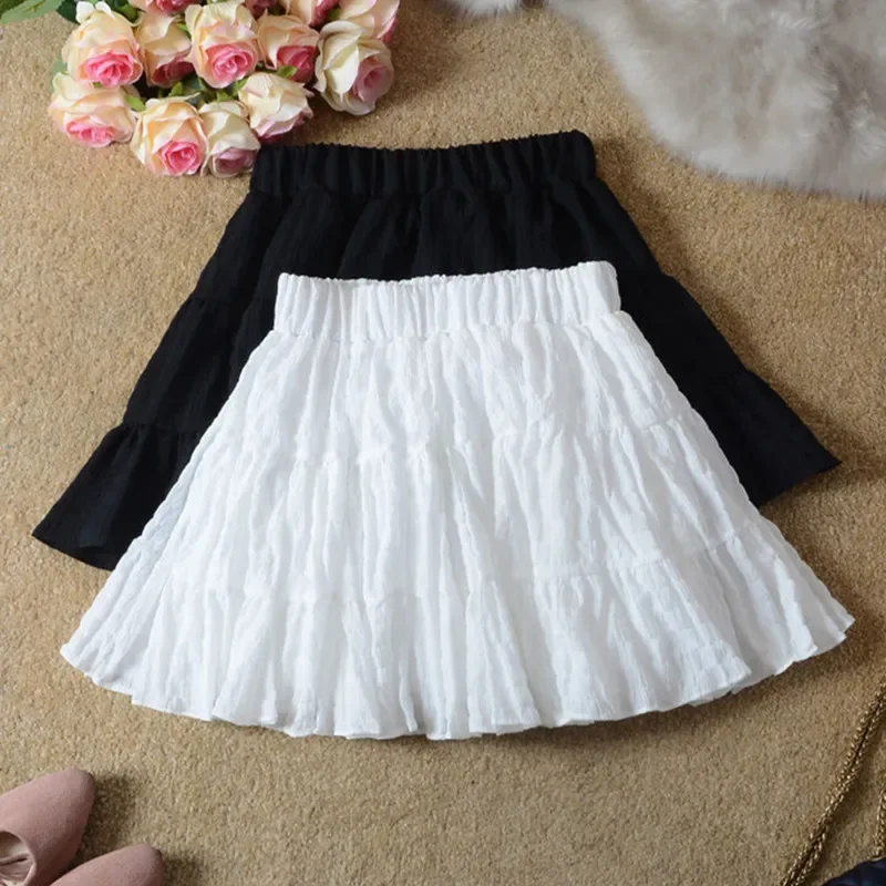 

Сексуальные мини-юбки для женщин, черная плиссированная юбка с высокой талией, весенне-летние новые юбки-туту