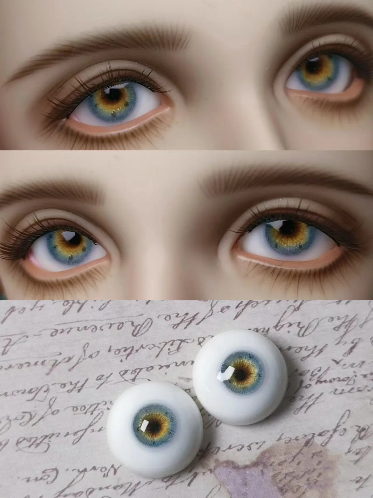 

BJD Safety Eyeball “Wild Chrysanthemum” 12mm 14mm 16mm Doll Resin Eyes 1 Pair