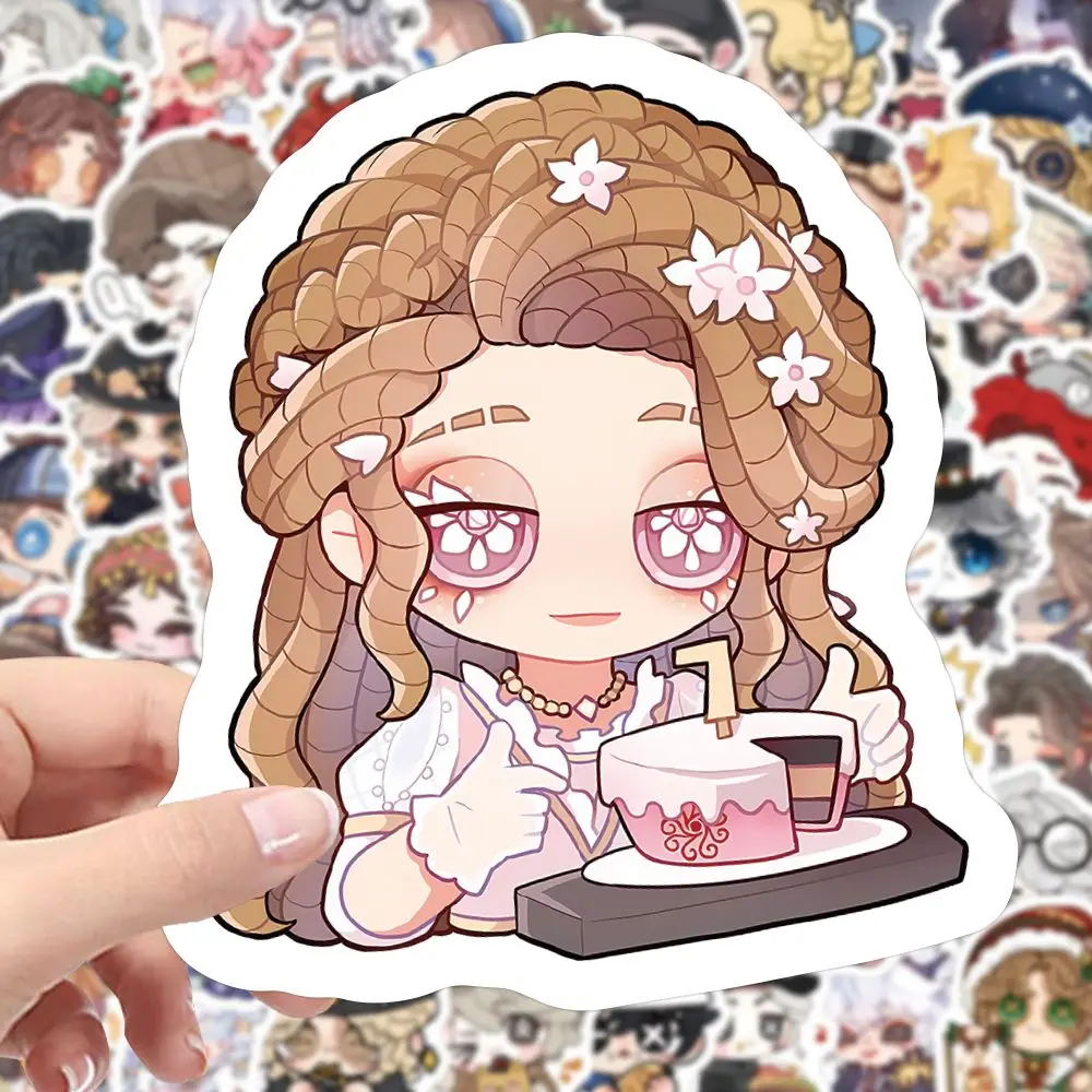 

Identity V Stickers: Cartoon Cute Style Character Peripherals, DIY Stickers for Hand Accounts and Phones, Waterproof Stickers