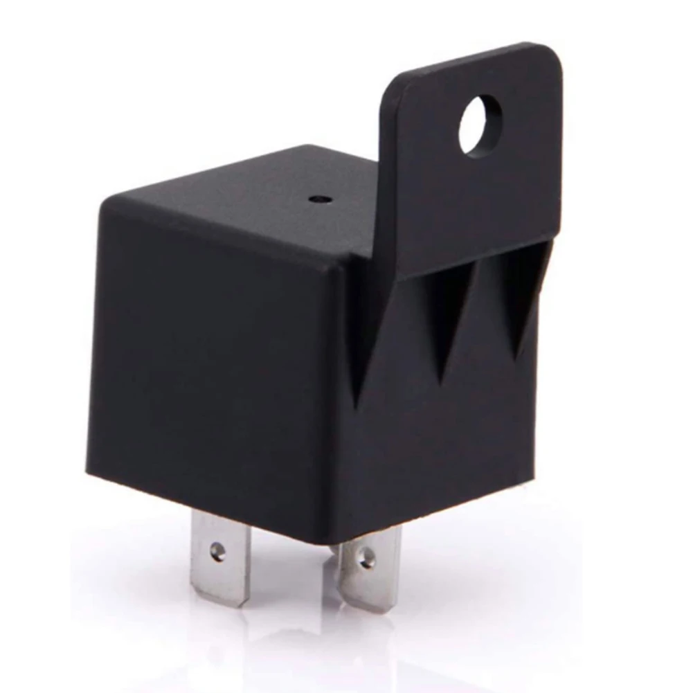 Car Maintenance BLACK 12V Relay Switch 12V 40A Relay Switch For Vehicles Led Module Automotive Relay Versatile Use