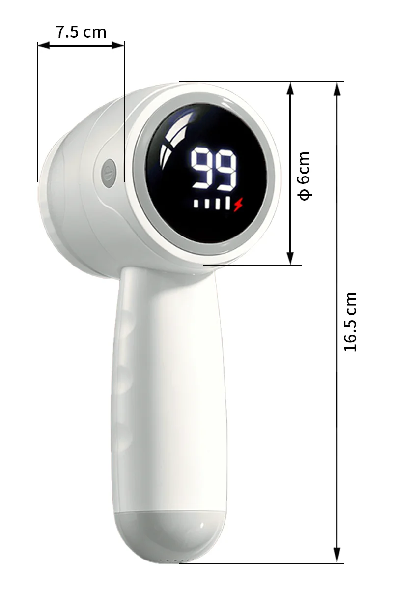 2026 Tragbarer wiederaufladbarer Fusselentferner, elektrischer Fusselentferner mit LED-Display für Kleidung und Stoffe, Fusselrasierer – Detail 13