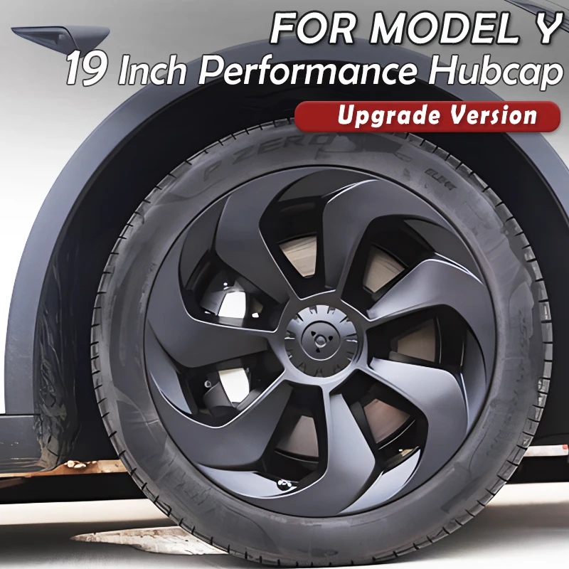 

4PCS Hub Cap Performance Replacement Wheel Cap Automobile Full Rim Cover Accessories for Tesla Model Y 19-Inch Hubcap 2018 2023