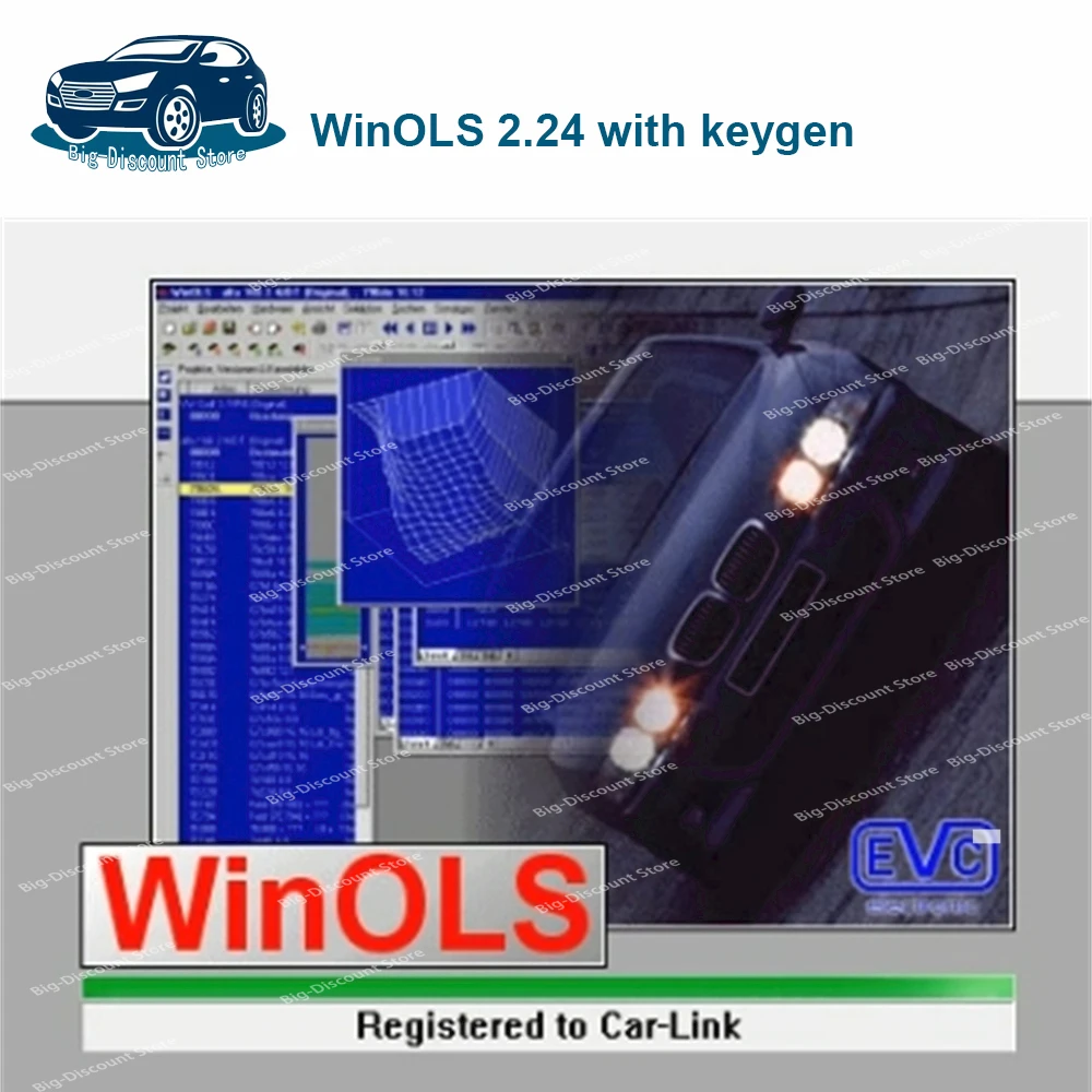 WinOLS 2.24 with keygen ECM TITANIUM immo service tool v1.2 All Data Auto Repair Software support Win 10 64Bit 2024 HOT Selling