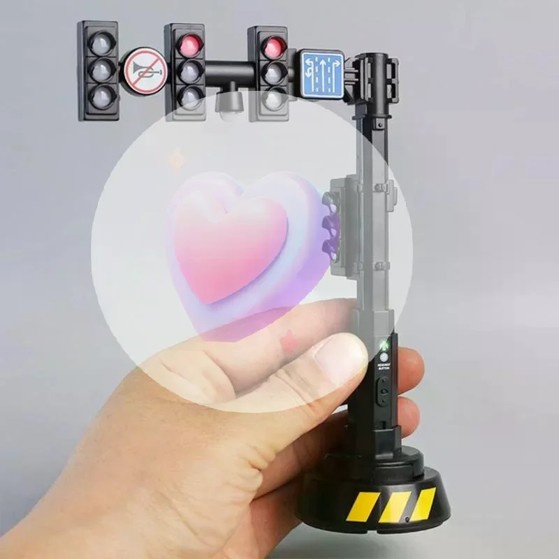 

1 шт., блок лампы, кирпич, город, вид на улицу, детали, безопасность, образование, светофор, игрушка, подвесной столб, барьер, индикатор скорости, предупреждение, подарки