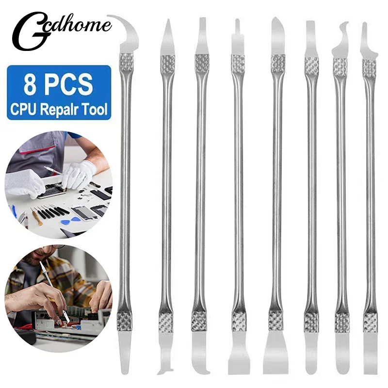 

Набор инструментов для ремонта электроники 8 в 1 для изогнутого экрана, монтировка из нержавеющей стали 304, набор для разборки и удаления