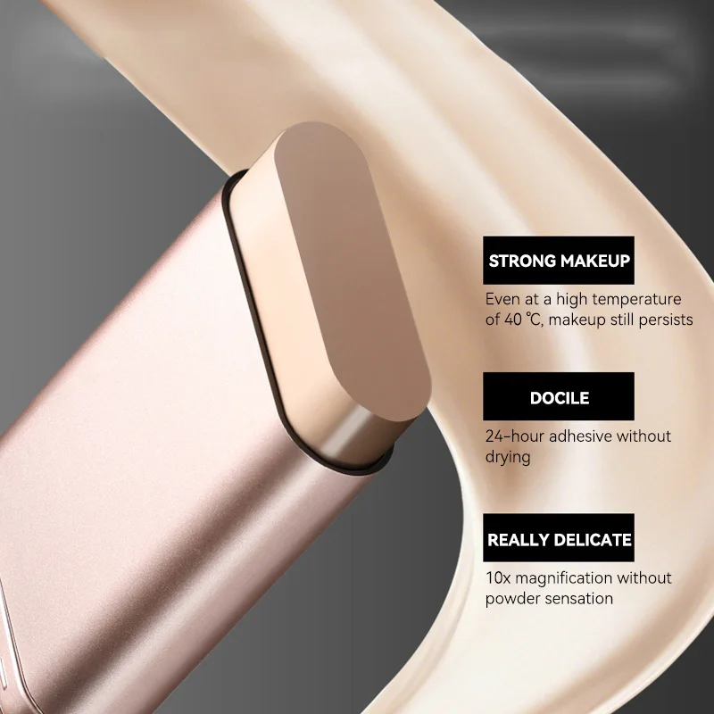 Fondotinta idratante Stick Correttore viso duraturo Stick crema Copertura completa Base viso impermeabile Trucco Cosmetici impeccabili