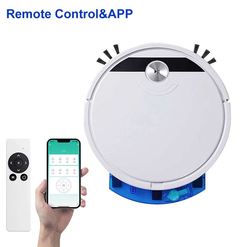 2024 NEW 2800PA 3-in-1 RS800 With Remote Control&APP Super Quiet Smart Robot Vacuum Cleaner Wet&dry Mopping Floor Home Appliance