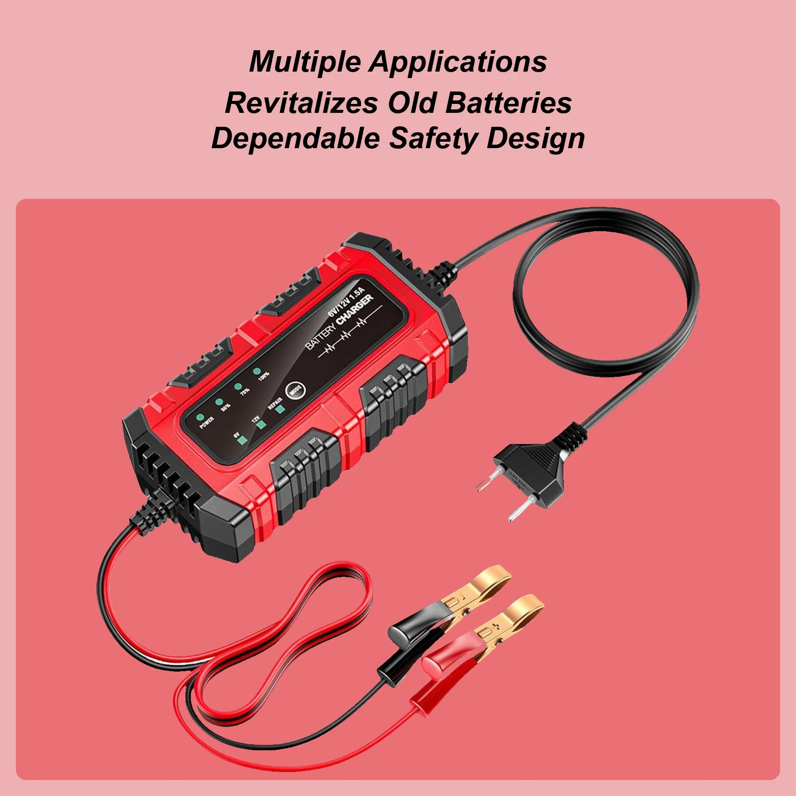 

Устройство обслуживания аккумуляторов, зарядное устройство 1,5 А, 6 В/12 В, зарядное устройство для лодок, автоматическая интеллектуальная система зарядки, нежное устройство для обслуживания аккумуляторов