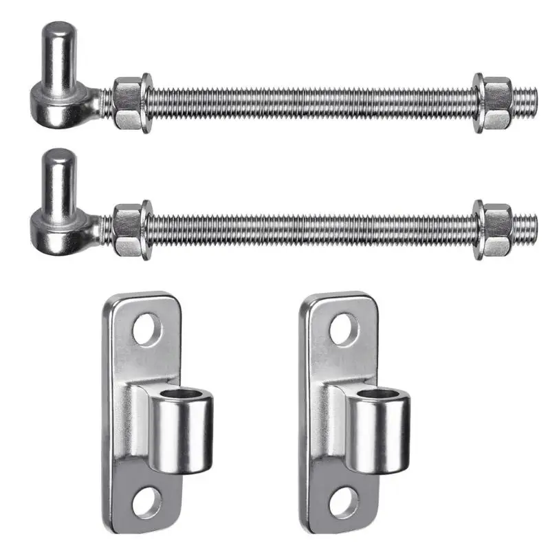 Upgrades bolts Hinges for Gates rusts Proof Door Hinges Adjustable bolts Hinges Simple Installation for Wood or Metal door