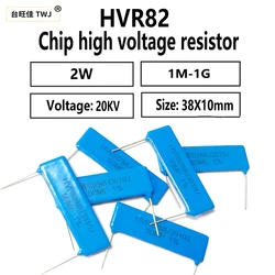 5Pcs HVR82MU3810J thick film chip resistor 2W100MF400MF500MF glass glaze non inductive high voltage resistor