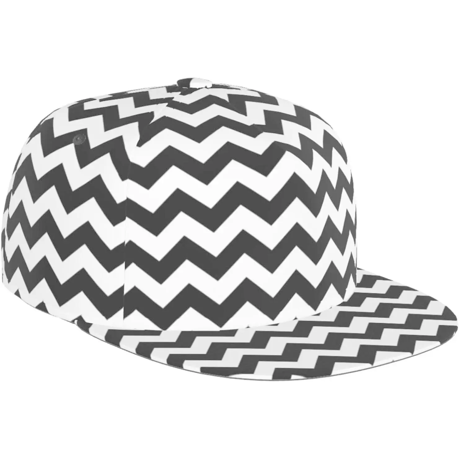 Black and White Baseball Cap Workout Hats with Adjustable Strap for Men Women Dad Hat Snapback Hat