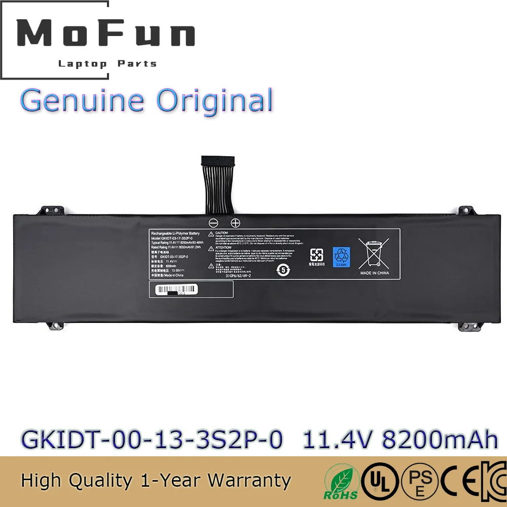 

Brand New Original GKIDT-00-13-3S2P-0 11.4V 93.48Wh Laptop Battery for Mechrevo XPG Xenia 15 Schenker XMG GKIDT-03-17-3S2P-0