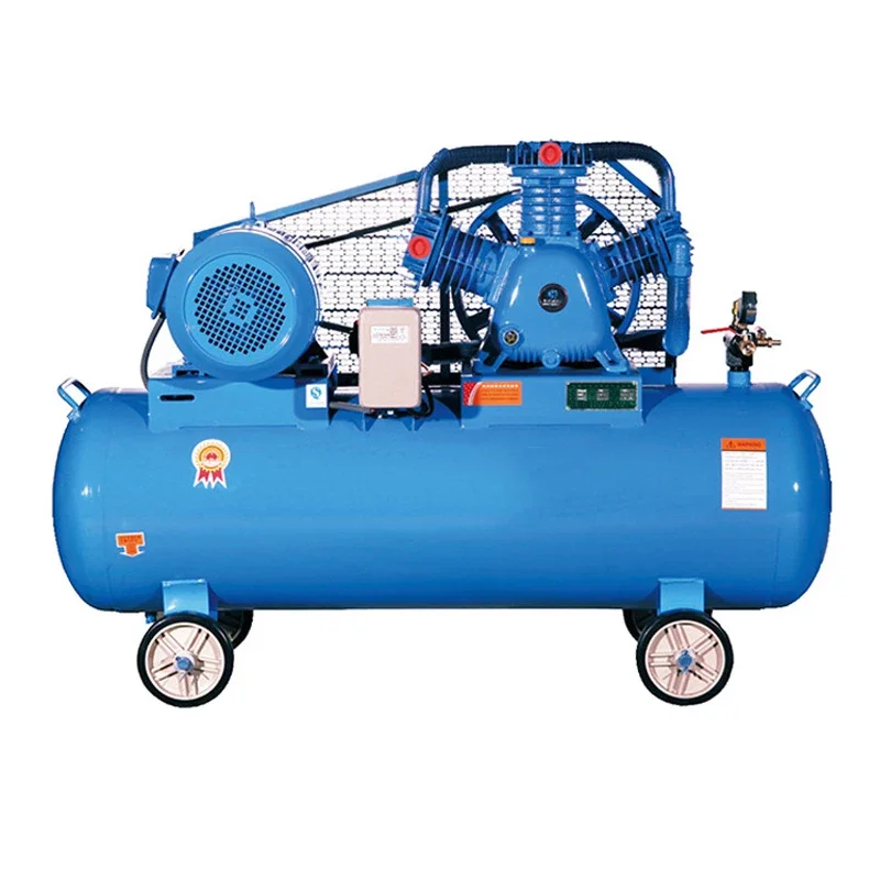 china belt piston air compressors silent 10HP7.5KW silent car air compressor portable